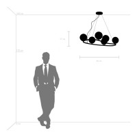 Подвесная люстра Lightstar croco 815360