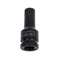 Головка-бита ударная SPLINE с отверстием M16, 1/2"DR ROCKFORCE RF-24806016T