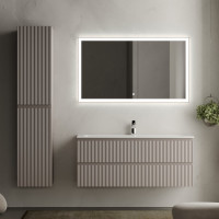 Подвесная тумба Sancos Snob R 1195x445x500 мм, c двумя ящиками, оснащенными доводчиками, Doha Soft SNR120SM
