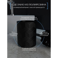 Напольный ерш FORA delicate black полирезин FOR-DLB025