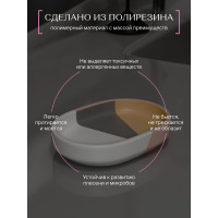 Настольная мыльница FORA pastoral, полирезин FOR-PAS036