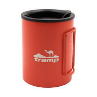 Термокружка со складными ручками и поилкой Tramp терракотовый TRC-137.17