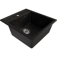 Мойка MIXLINE ml-gm28 черная (308), 450x500x190мм new 552096