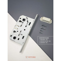Межкомнатный механизм под фиксатор VETTORE wc 410 b-s magnet mwp белый матовый 20473