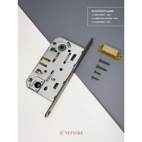 Межкомнатный механизм под фиксатор VETTORE vеttore wc 410 b-s magnet ab бронза 20005