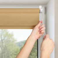 Рулонная штора PRAKTO SHANTUNG 95x160 см, бежевая 9403218661
