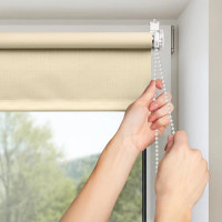 Рулонная штора PRAKTO SHANTUNG 55x250 см, песочная МАХ 9403218013