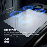 Индукционная варочная панель De'Longhi PIB 62 RUS К00000000022