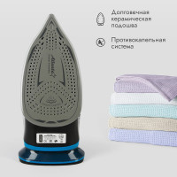 Утюг с пароувлажнением Atlanta ATH-5581 black