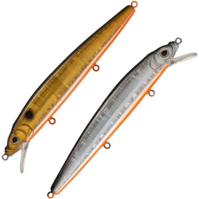 Strike Pro Alpha Minnow 115 цвет: A70-613-SBO Double Silver/Smoked EG-033F#A70-613-SBO