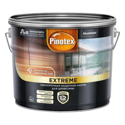 Лазурь для дерева Pinotex Extreme CLR 5804163