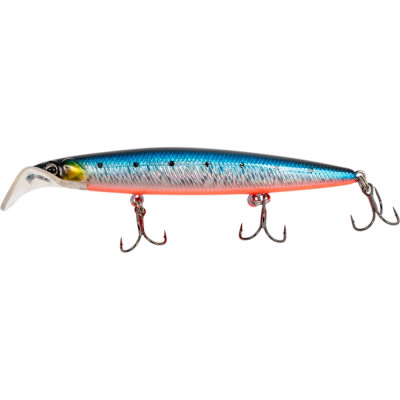 Воблер Strike Pro Scooter Minnow 90F цвет: A234-SBO-LU Blue Back Silver OB Fluo EG-186AF#A234-SBO-LU