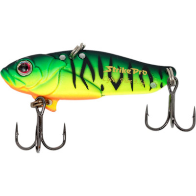 Блесна Strike Pro Cyber Vibe 45 цвет: GC01S Mat Tiger JG-005C#GC01S