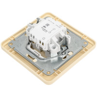 1-клавишный выключатель Systeme Electric скрытой проводки W59 10А IP20 10AX в сборе слоновая кость VS110-154-28