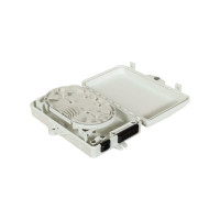 Настенный распределительный бокс LANMASTER на 6 волокон, наружной установки IP65 LAN-FDB-FTTH06/OUT