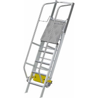 Лестница MEGAL с платформой компактная - ЛСПК-1,4 (0,82) 261014