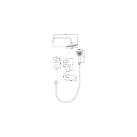 Встроенная душевая система Diadonna D80-339107