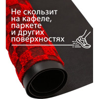 Входной ворсовый влаго-грязезащитный коврик ComeForte ЖАККАРД-6090/6 HP-213