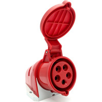 Настенная розетка Bals 32А 5р 400В IP44 92х94 QC 1 шт. 112002-b