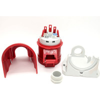 Настенная розетка Bals 32А 5р 400В IP44 92х94 QC 1 шт. 112002-b