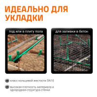 Труба ливневой канализации Ostendorf 200х5000 мм 770680