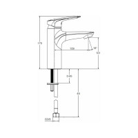 Смеситель Jacob Delafon Elite 00269401 E32908-CP