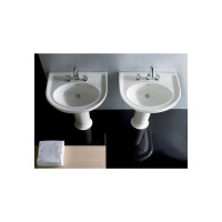 Раковина HATRIA DOLCEVITA 1 отверстие для смесителя Y0EX01