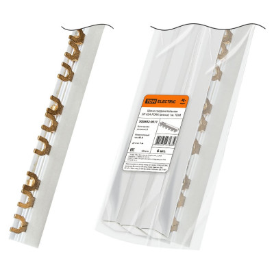 Соединительная шина TDM ELECTRIC 3П 63A FORK вилка 1м. SQ0802-0011