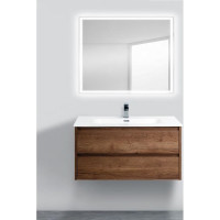 Подвесная база под раковину BelBagno KRAFT-1000-2C-SO-RT Rovere Tabacco