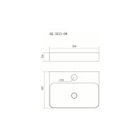 Раковина для монтажа на столешницу Aquatek 500x420x130 мм AQ3231-00 00000096352