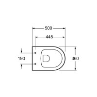 Подвесной унитаз Jacob Delafon в комплекте с тонким сиденьем, креплениями EDX114RU-00 00000079368
