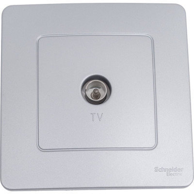TV розетка Systeme Electric Blanca внутр Алюминий SE BLNTS000013