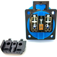 Встраиваемая розетка Bals Schuko 16A, 3p, 250V, IP54, синяя 71094-b