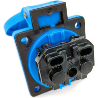 Встраиваемая розетка Bals Schuko 16A, 3p, 250V, IP54, синяя 71094-b