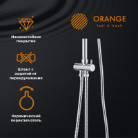 Душевая система Orange без смесителя в комплекте S05cr