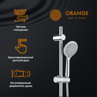 Душевая система Orange без смесителя в комплекте S05cr