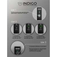 Полотенцесушитель INDIGO Oktava Slim 3 electro 60/50 таймер, скрытый монтаж, универсальное подключение R/L LСLOKS3E60-50MGRt