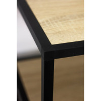 Обувница в прихожую НАЙДИ 800, черный муар, ЛДСП дуб сонома LO800-553025