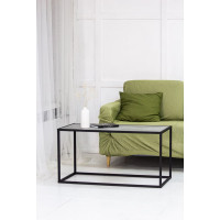 Журнальный стол НАЙДИ с ЛДСП, черный муар, ЛДСП метрополитан грей LTD-5502