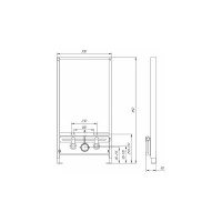 Монтажная рама для подвесного биде AQUATEK NSB-0000001 00000119164