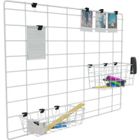 Корзина для хранения НАЙДИ 250x100x100, белый муар KOR-25х10х10-53