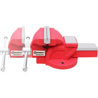 Стальные тиски FORCEKRAFT с наковальней 4"-100мм FK-6540204(47016)