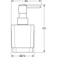 Дозатор жидкого мыла GROHE Selection Cube 40805000
