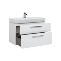 Тумба Aquanet Nova 85 2 ящика, цвет белый глянец 00249920