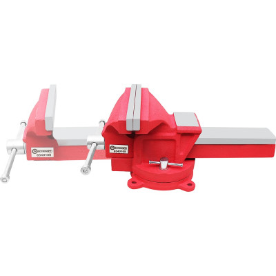 Стальные тиски ForceKraft поворотные с наковальней 8''-200мм FK-6540108(47014)