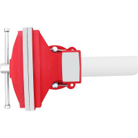 Стальные тиски ForceKraft поворотные с наковальней 8''-200мм FK-6540108(47014)