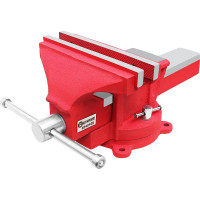 Стальные тиски ForceKraft поворотные с наковальней 8''-200мм FK-6540108(47014)