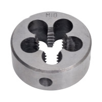 Плашка Rockforce M18x2.5, в пластиковом футляре RF-DIE18x2.5(49399)