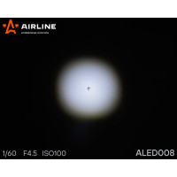 Светодиодная квадратная фара Airline 4 LED линза 4D, 12W, 82x75x75, 12/24V  ALED008