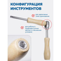 Набор инструментов Forsage 38 предметов 1/4" 6гр. F-2382-5(51307)